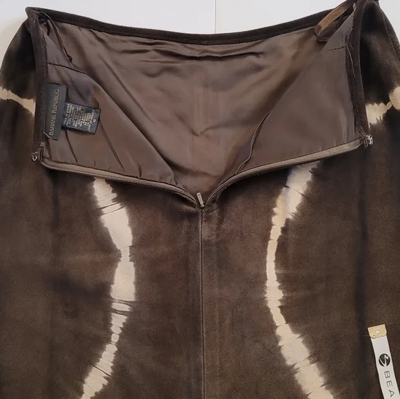 NWOT BananaRepublic leather skirt - Picture 3 of 10